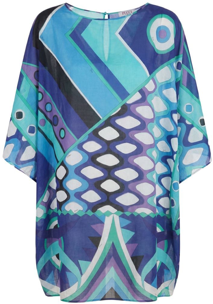 Emilio Pucci Sea Clothing Light Blue Blauw