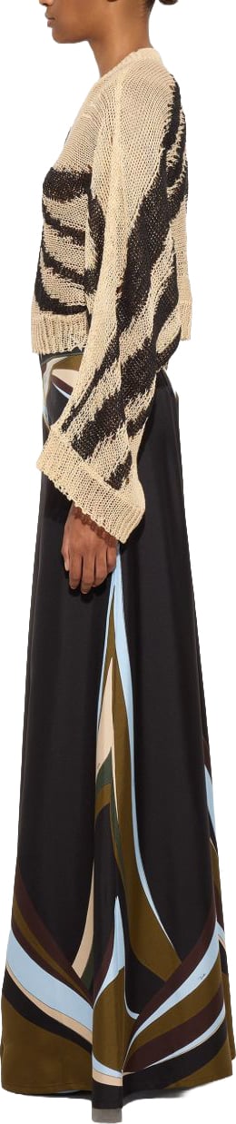 Emilio Pucci Trousers Kaki Zwart