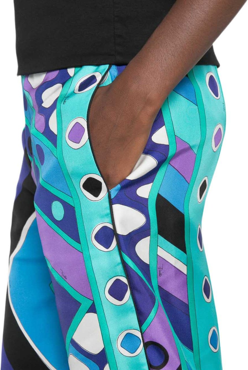 Emilio Pucci Trousers Light Blue Divers