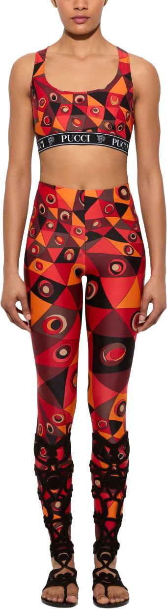 Emilio Pucci Top Orange Divers