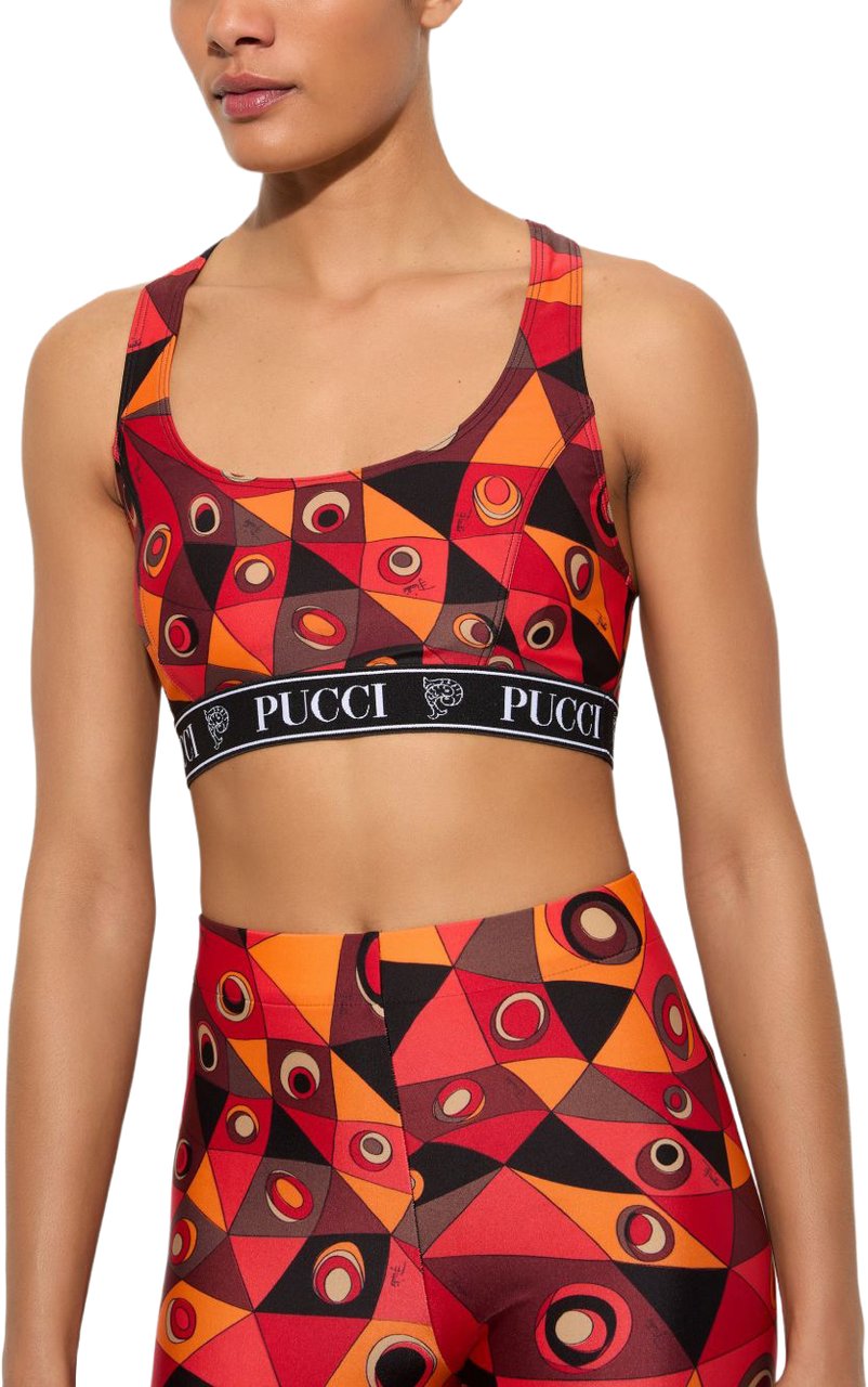Emilio Pucci Top Arancio Oranje
