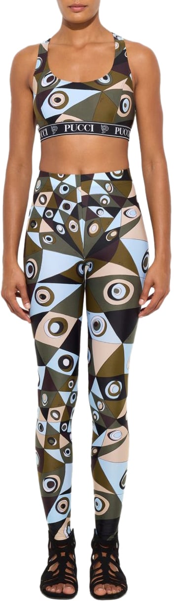 Emilio Pucci Top Kaki Bruin