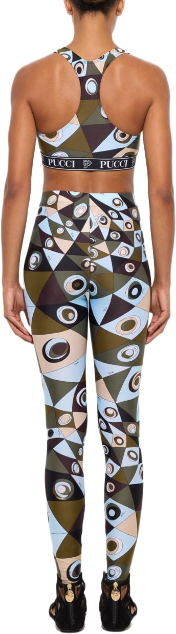 Emilio Pucci Top Kaki Bruin