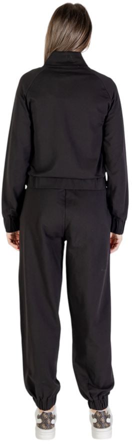 Emporio Armani EA7 Emporio Armani Black Cotton Tracksuit Zwart