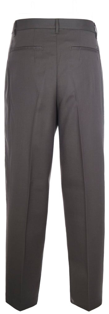 Emporio Armani Kambaba Virgin Wool Trousers Grijs