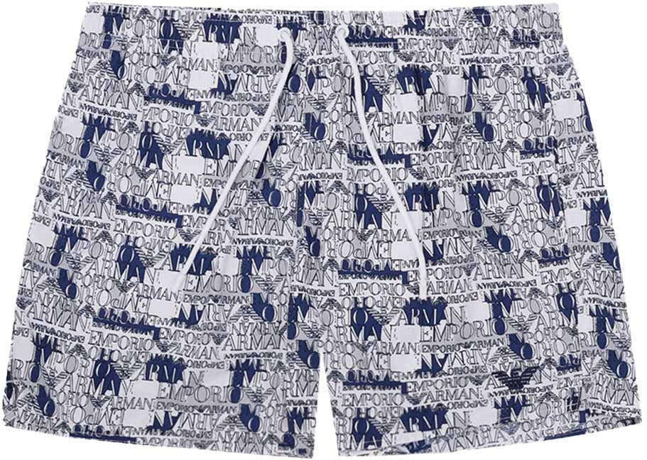 Emporio Armani Boxer Shorts with Emporio Armani Print Divers