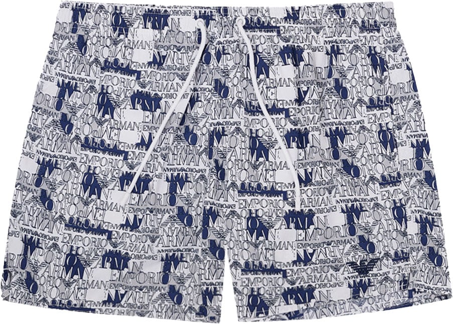 Emporio Armani Boxer Shorts with Emporio Armani Print Divers
