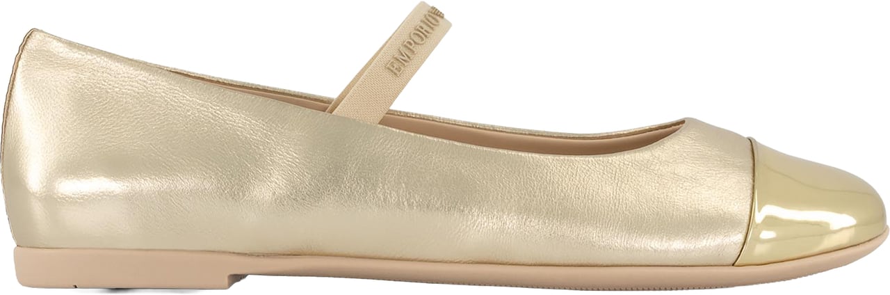 Emporio Armani Ballet Flat Goud