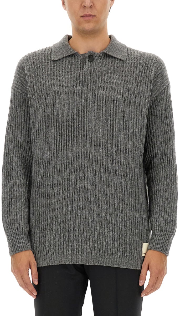 Emporio Armani WOOL JERSEY. Grijs