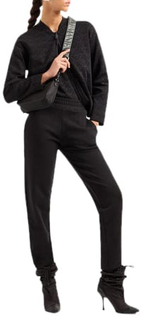 Emporio Armani Trousers Black Zwart