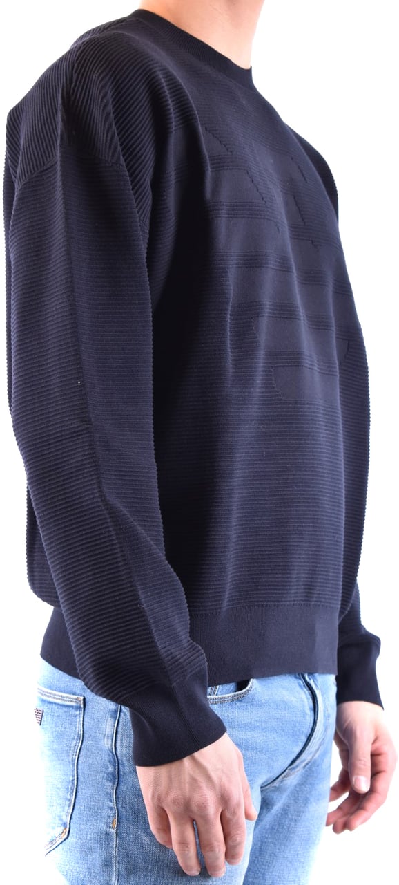 Emporio Armani Sweaters Cyan Cyaan