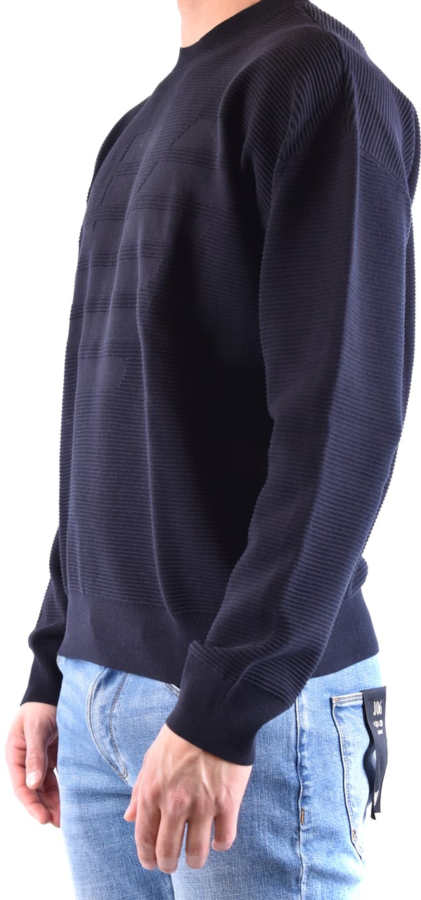 Emporio Armani Sweaters Cyan Cyaan