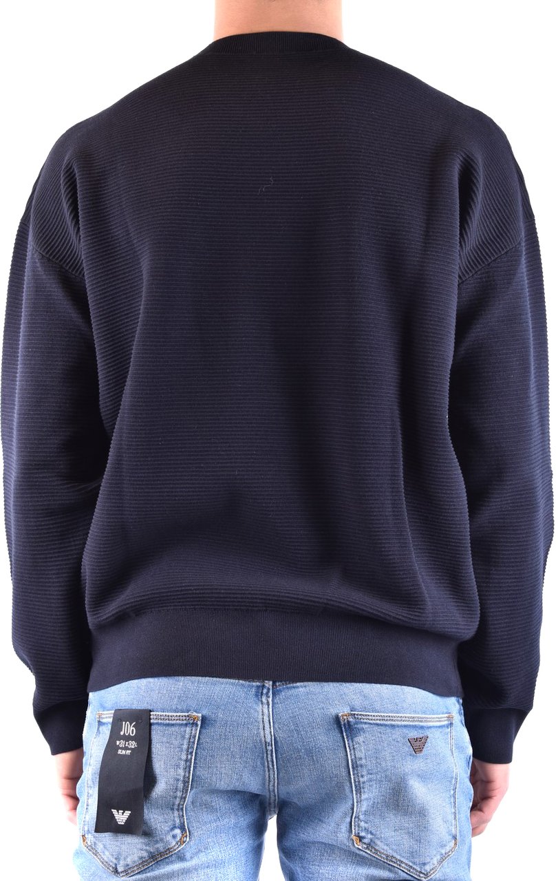 Emporio Armani Sweaters Cyan Cyaan