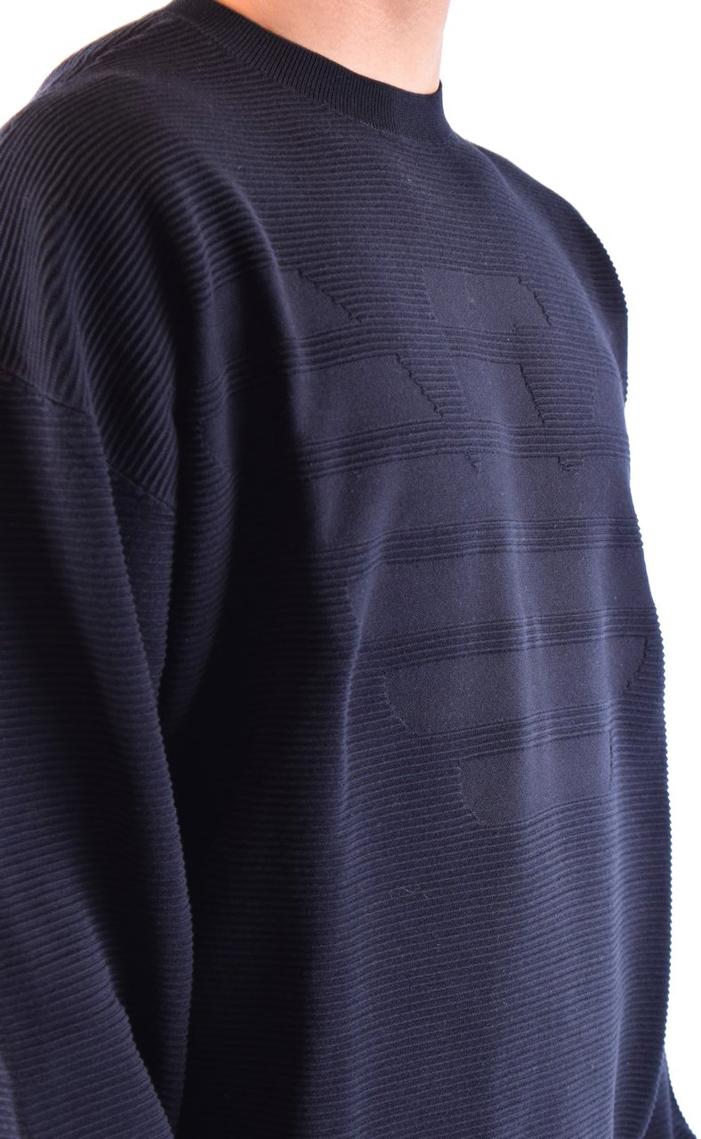 Emporio Armani Sweaters Cyan Cyaan