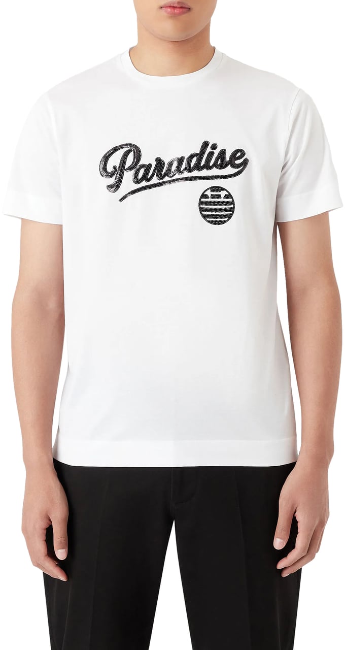 Emporio Armani T-Shirts And Polos White Wit