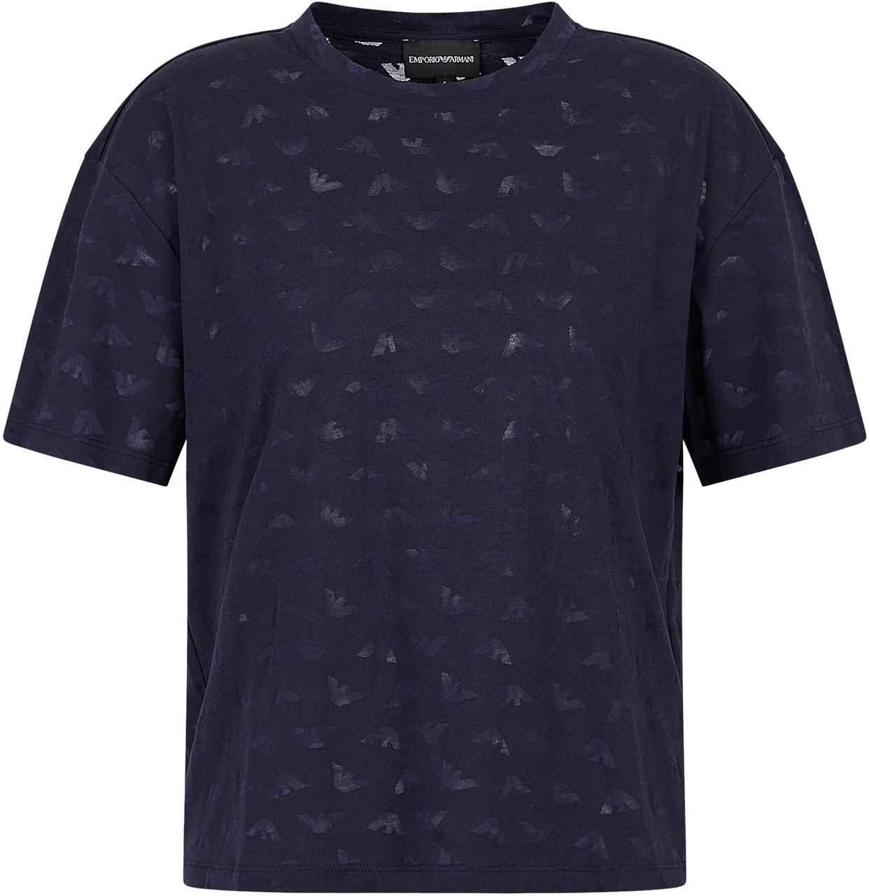 Emporio Armani T-Shirts And Polos Blue Blauw