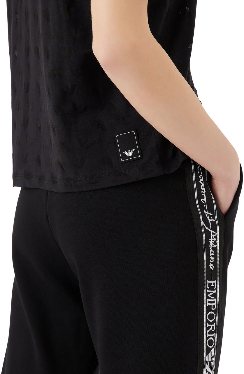 Emporio Armani T-Shirts And Polos Black Zwart