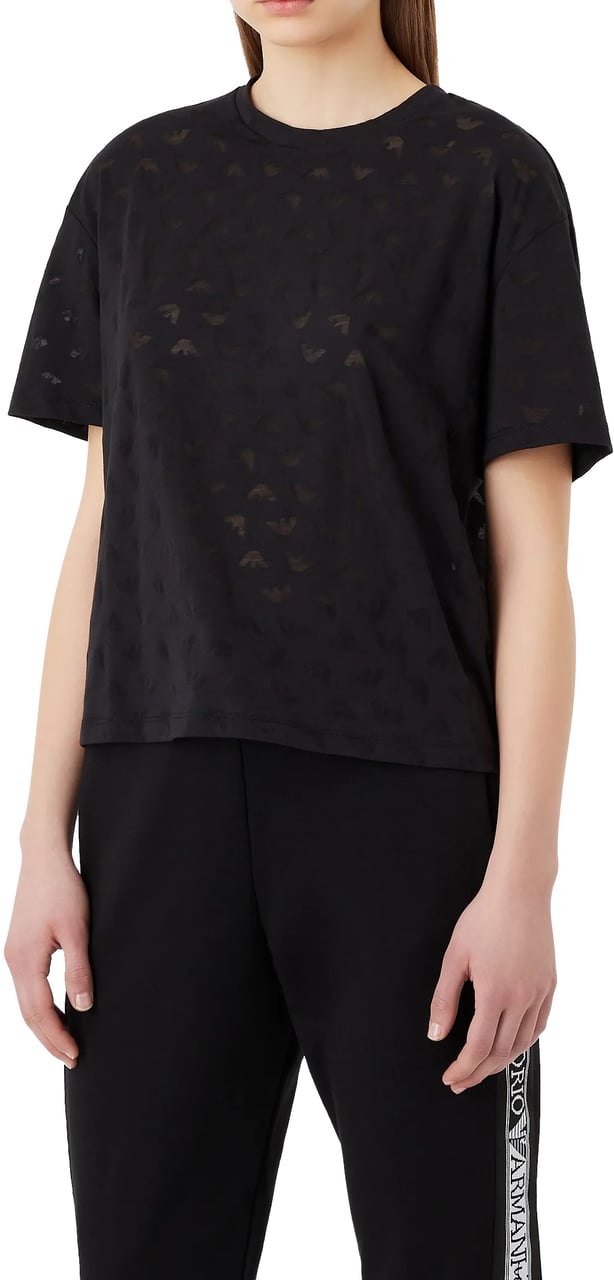 Emporio Armani T-Shirts And Polos Black Zwart