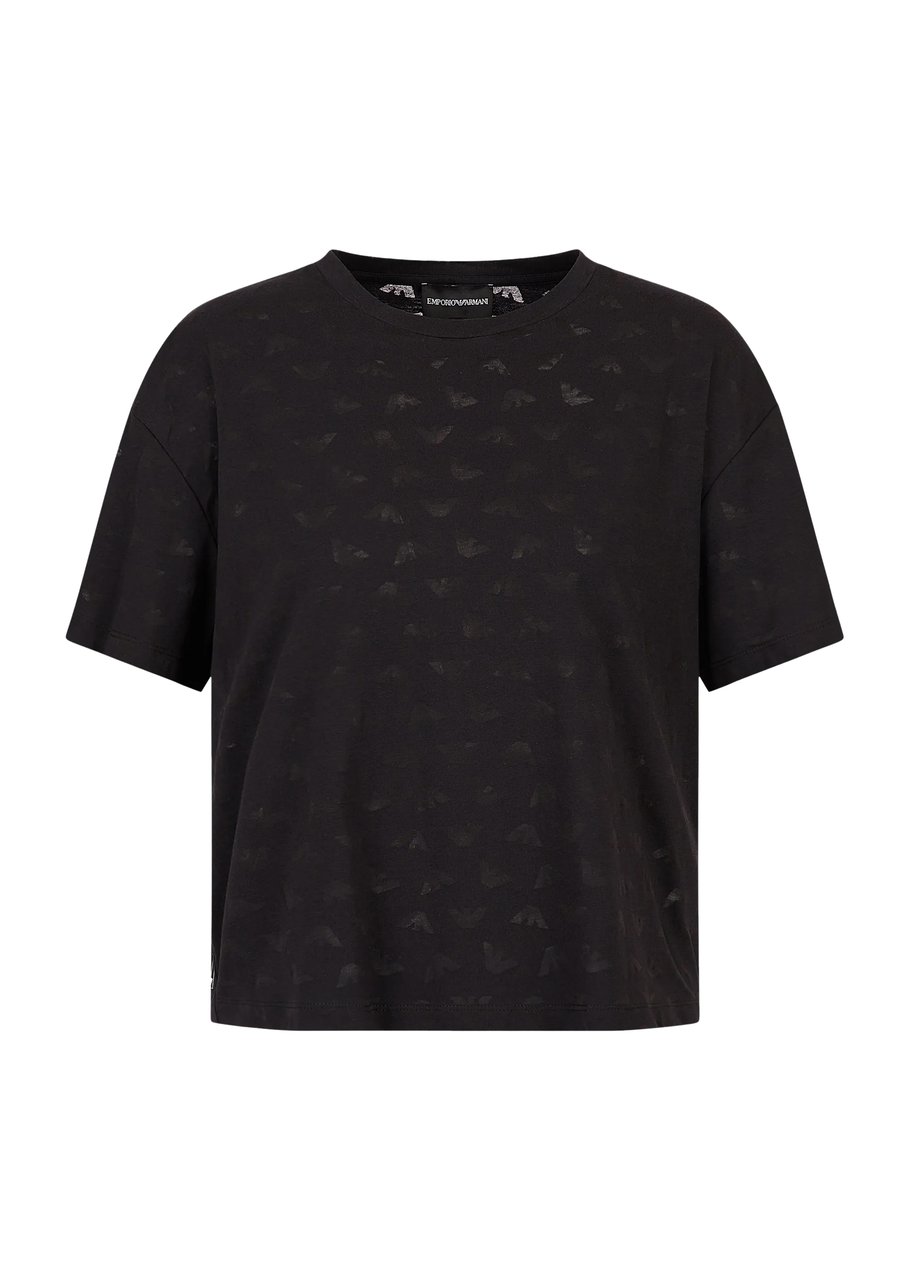 Emporio Armani T-Shirts And Polos Black Zwart