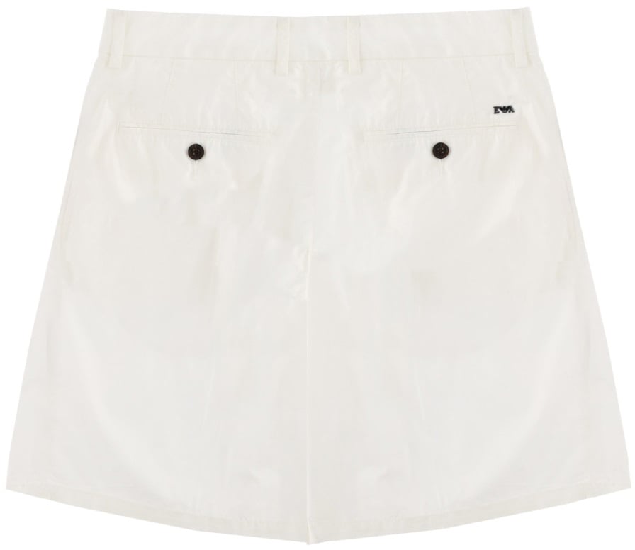 Emporio Armani SHORTS IN COTONE Wit