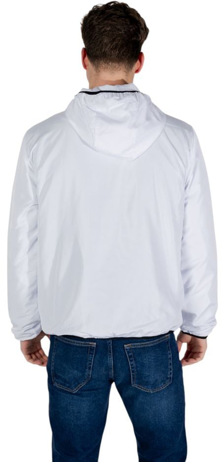 Emporio Armani EA7 Emporio Armani White Polyester Shell Jacket Wit