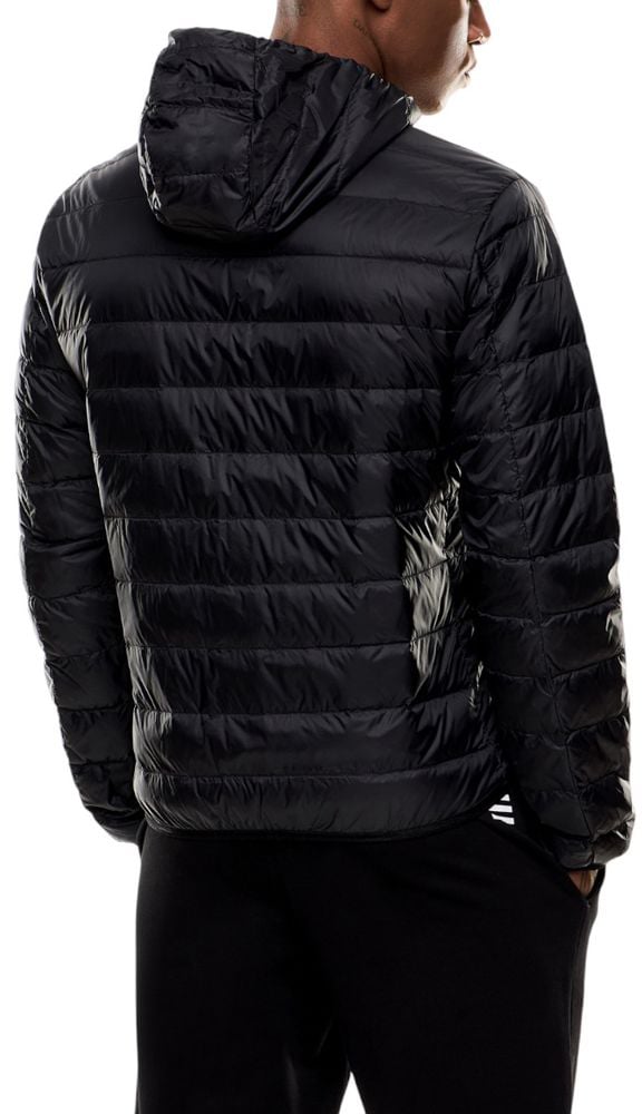 Emporio Armani EA7 Emporio Armani Bicolor Polyamide Full-Length Jacket Divers