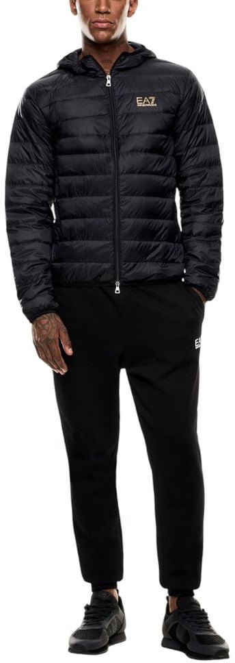 Emporio Armani EA7 Emporio Armani Bicolor Polyamide Full-Length Jacket Divers