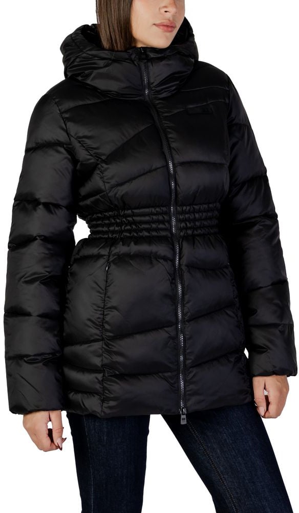 Emporio Armani EA7 Emporio Armani Black Polyamide Bomber Zwart