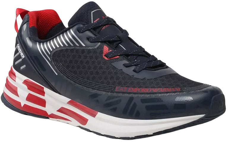 Emporio Armani sneakers crusher distance Blauw
