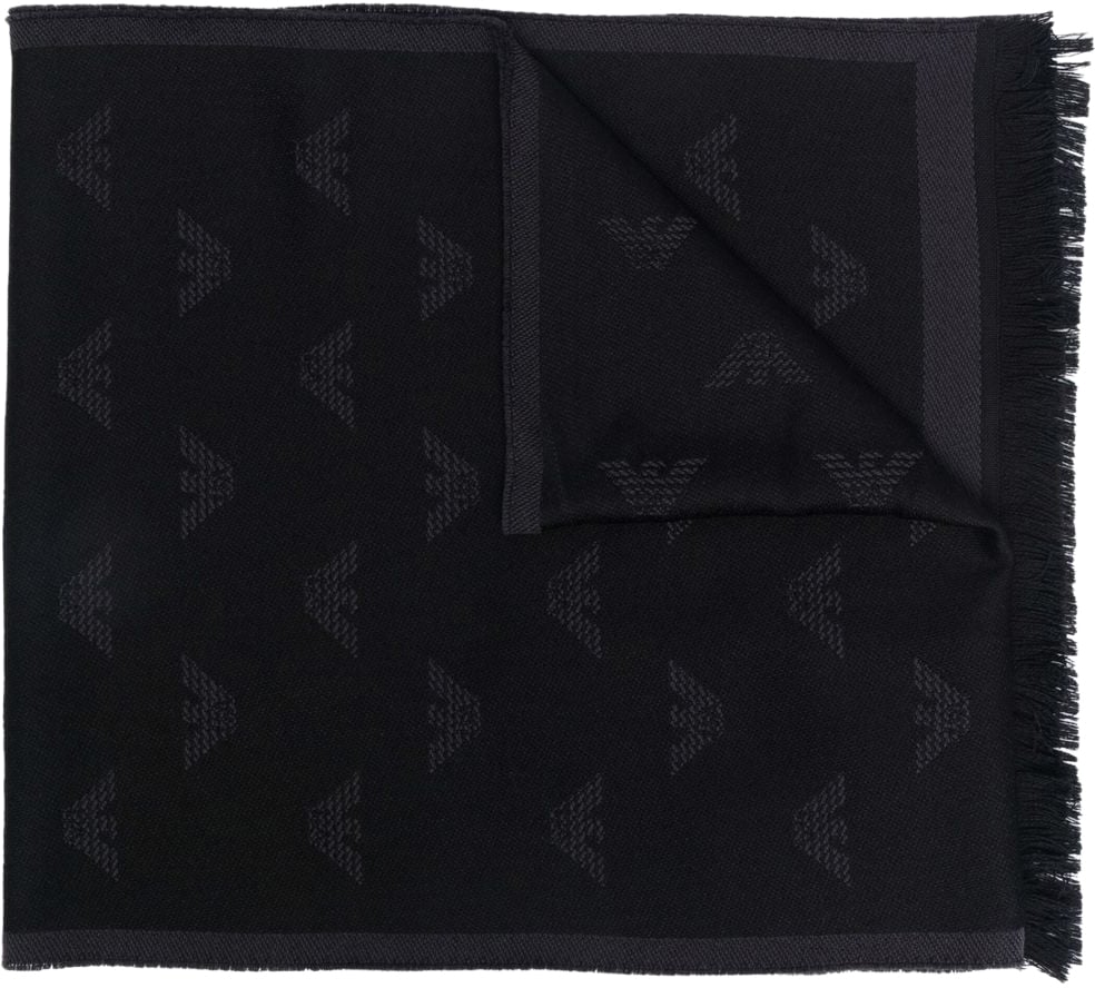 Emporio Armani Scarfs Grey Grijs