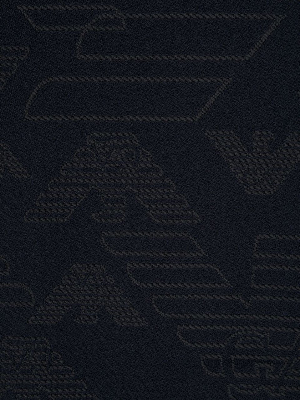 Emporio Armani Scarfs Navy Zwart