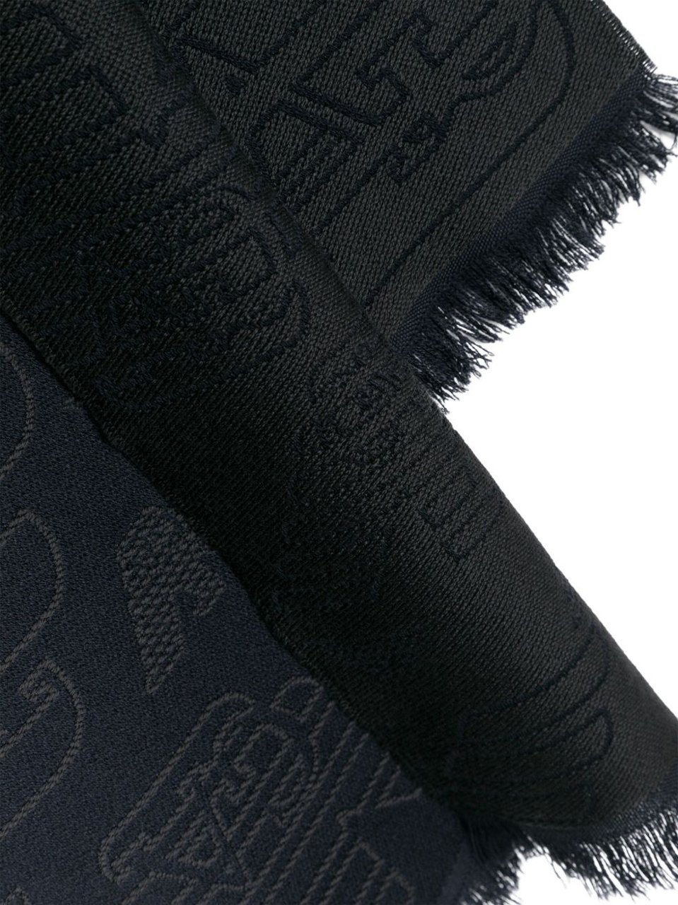 Emporio Armani Scarfs Navy Zwart
