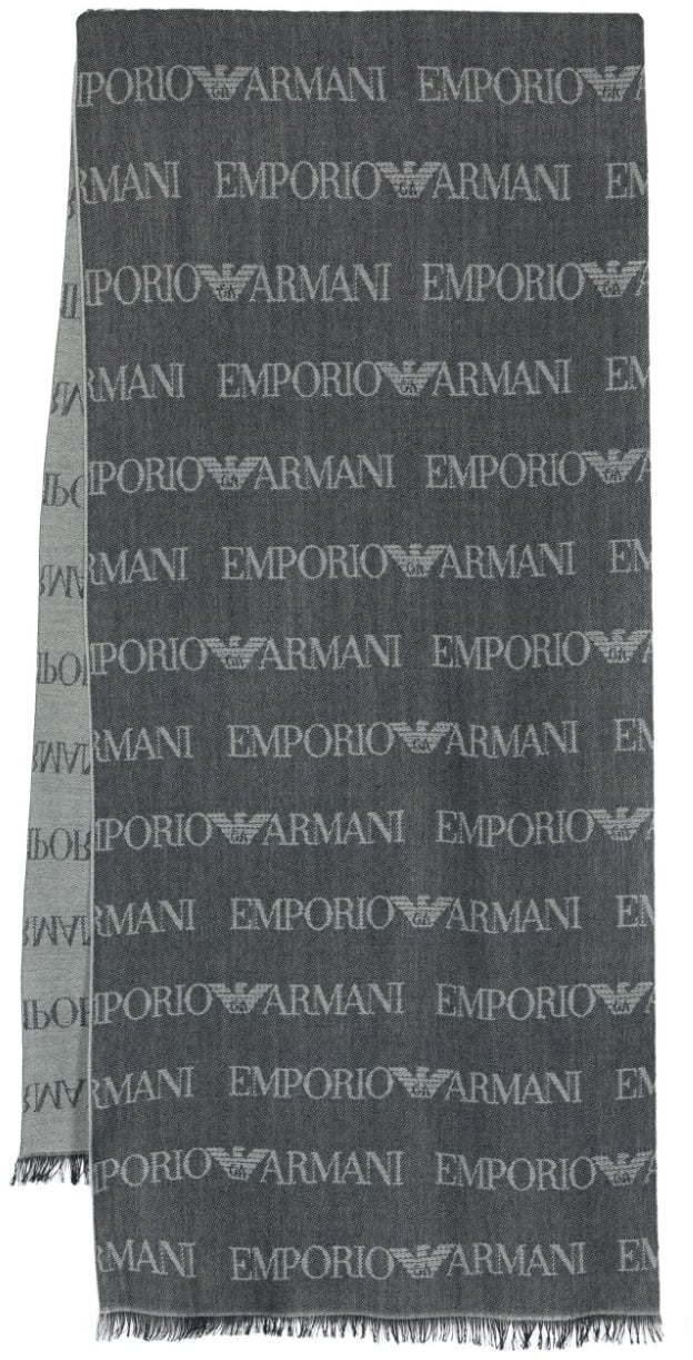 Emporio Armani Scarfs Blue Blauw