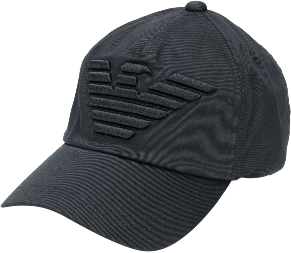 Emporio Armani Hats Black Zwart