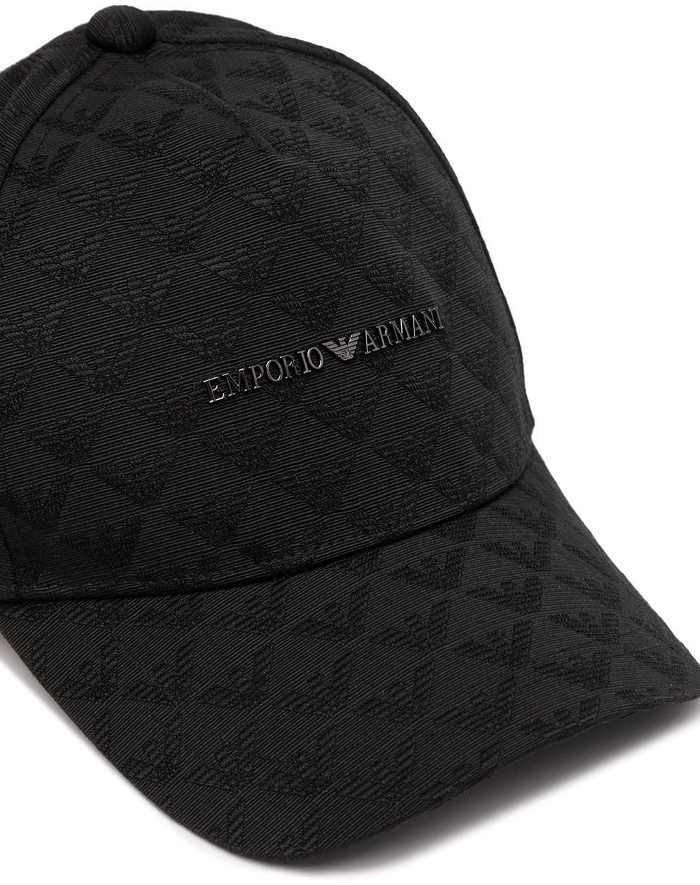Emporio Armani Hats Black Zwart