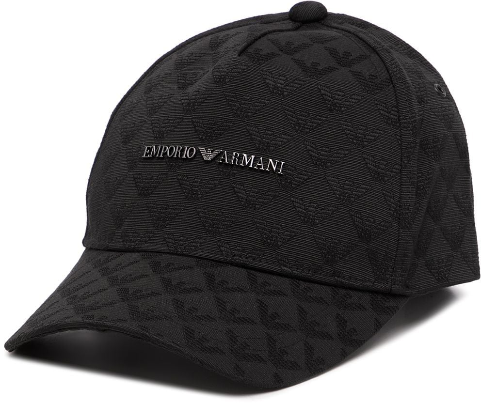 Emporio Armani Hats Black Zwart