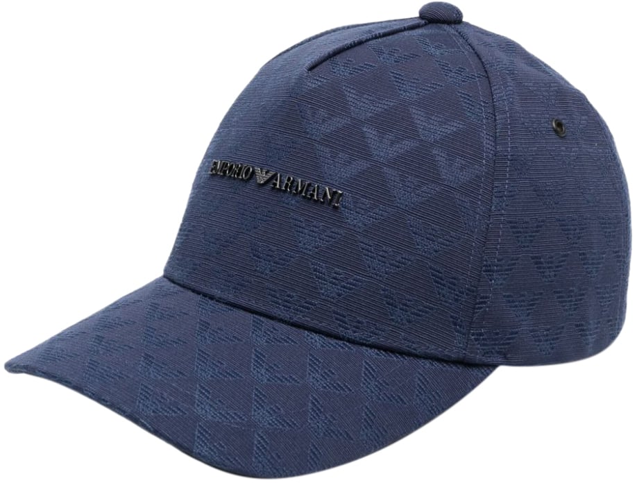 Emporio Armani Hats Blue Blauw