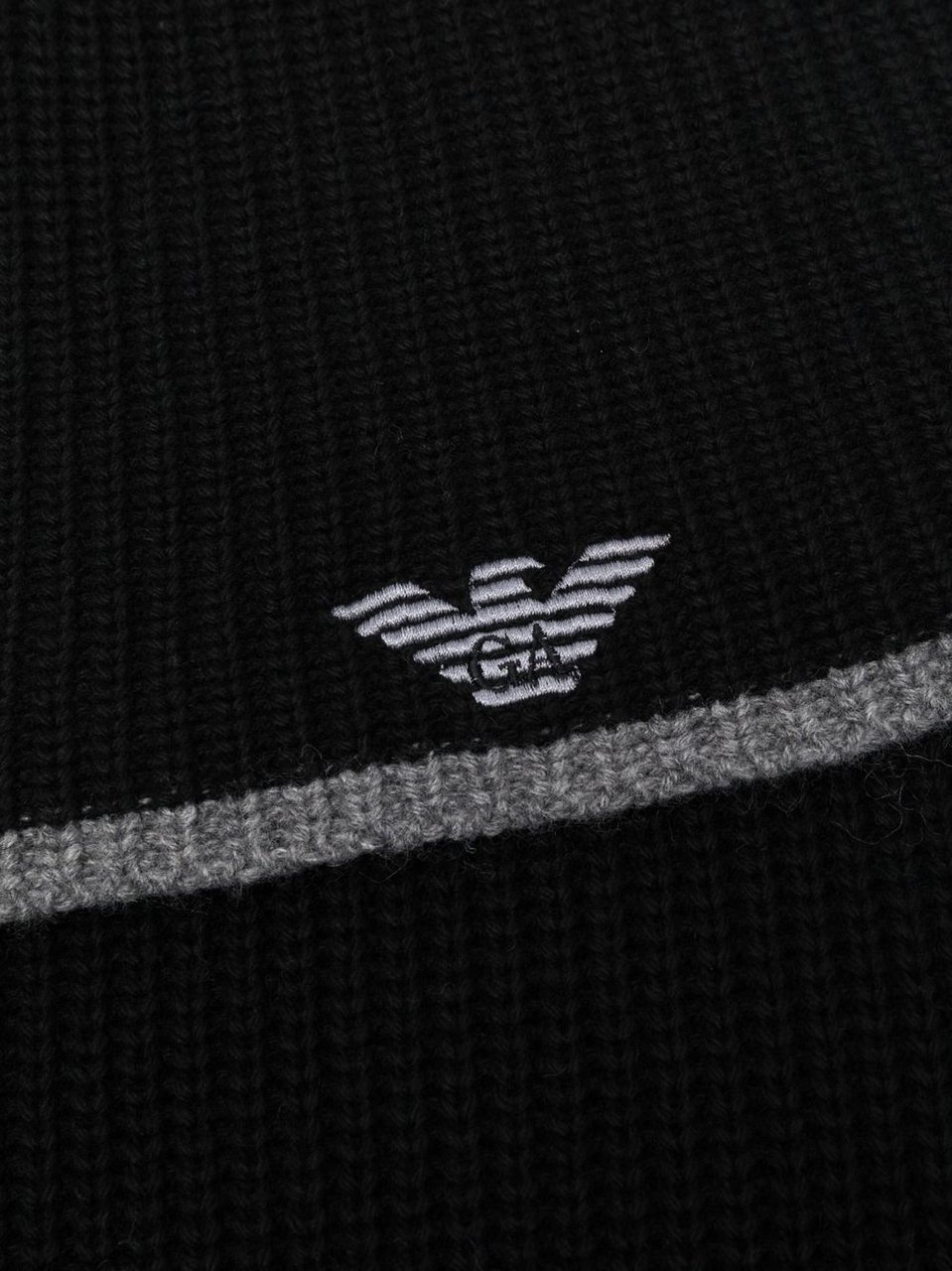Emporio Armani Scarfs Black Zwart