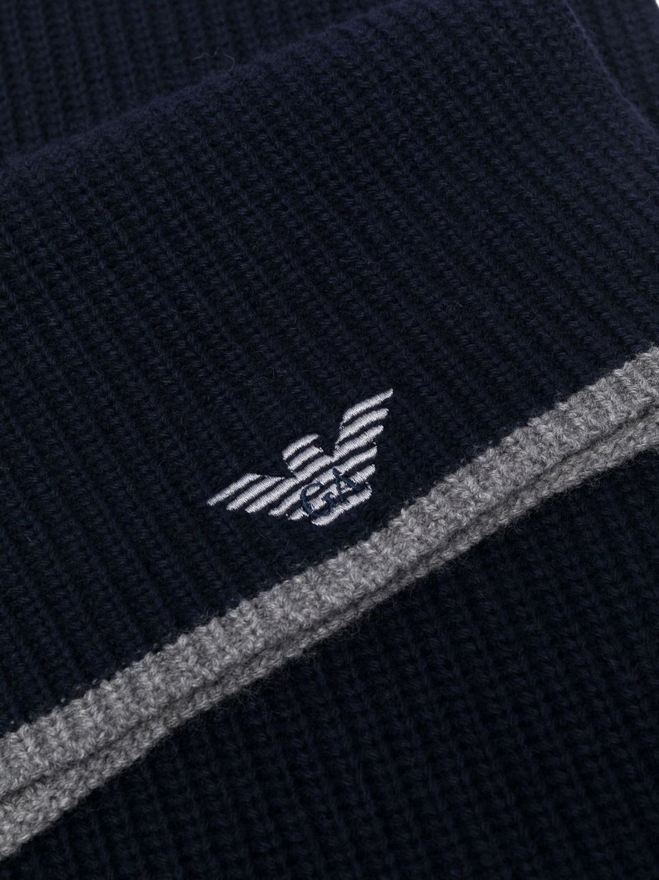 Emporio Armani Scarfs Blue Blauw
