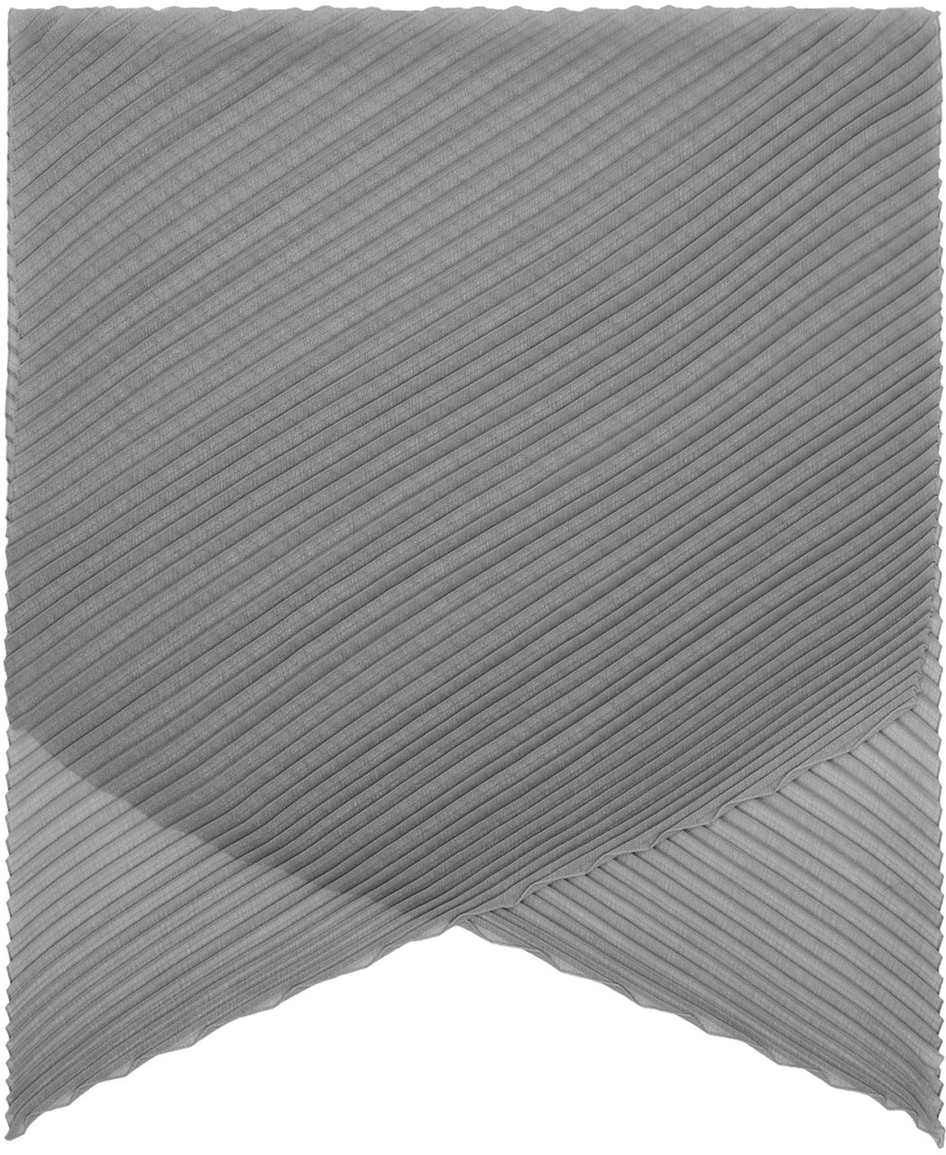 Emporio Armani Stola Donna Plissé Lichtgrijs