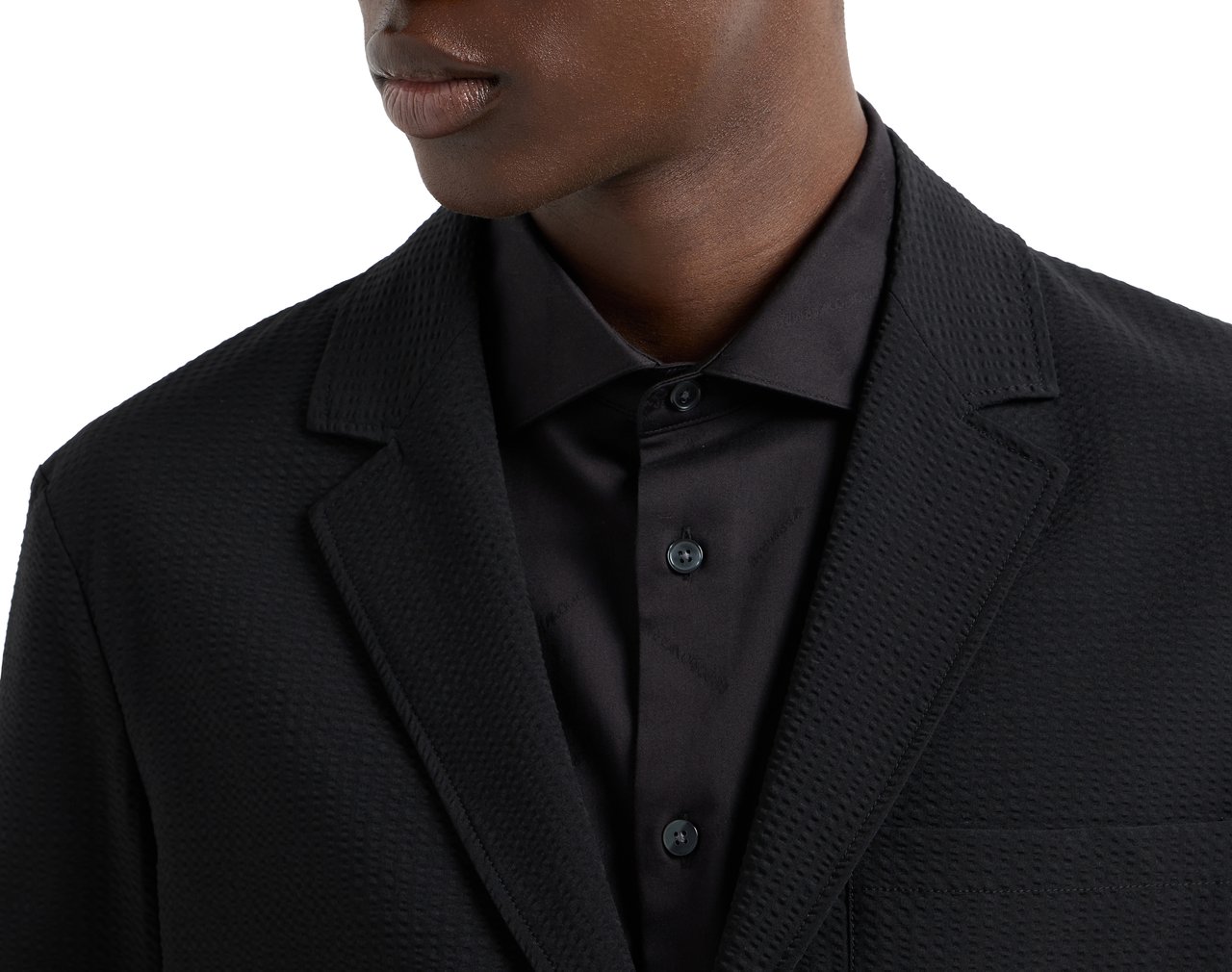 Emporio Armani Jackets Black Zwart