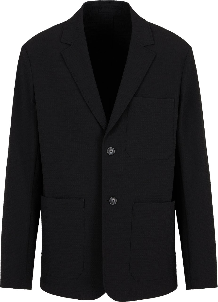 Emporio Armani Jackets Black Zwart