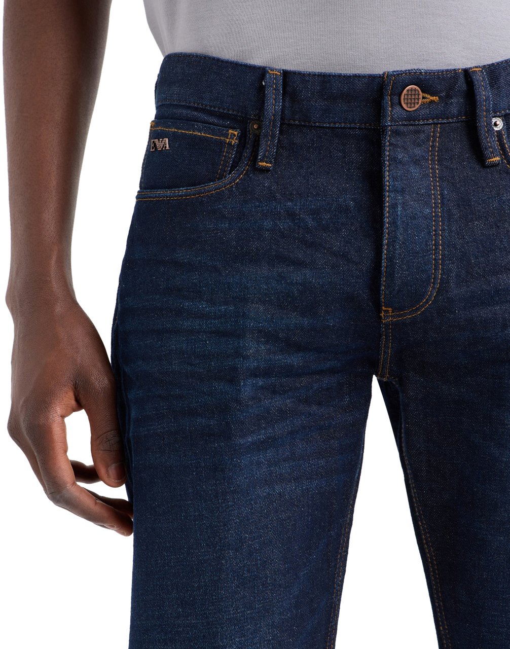 Emporio Armani Jeans Denim Blue Blauw