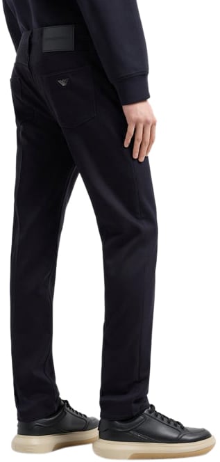 Emporio Armani Trousers Blue Blauw