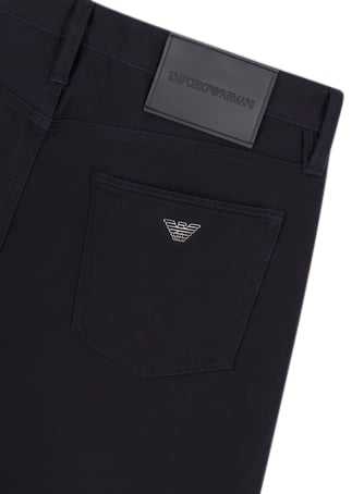 Emporio Armani Trousers Blue Blauw