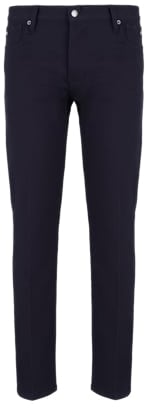 Emporio Armani Trousers Blue Blauw