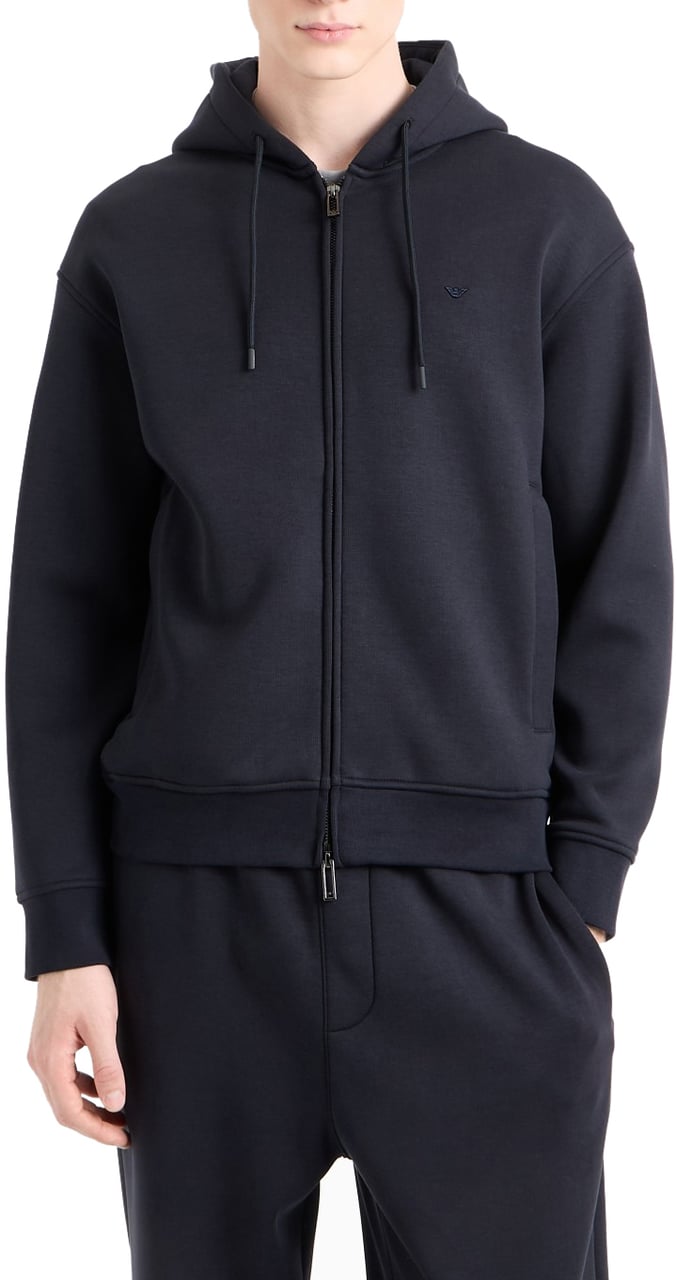 Emporio Armani Sweaters Blue Blauw