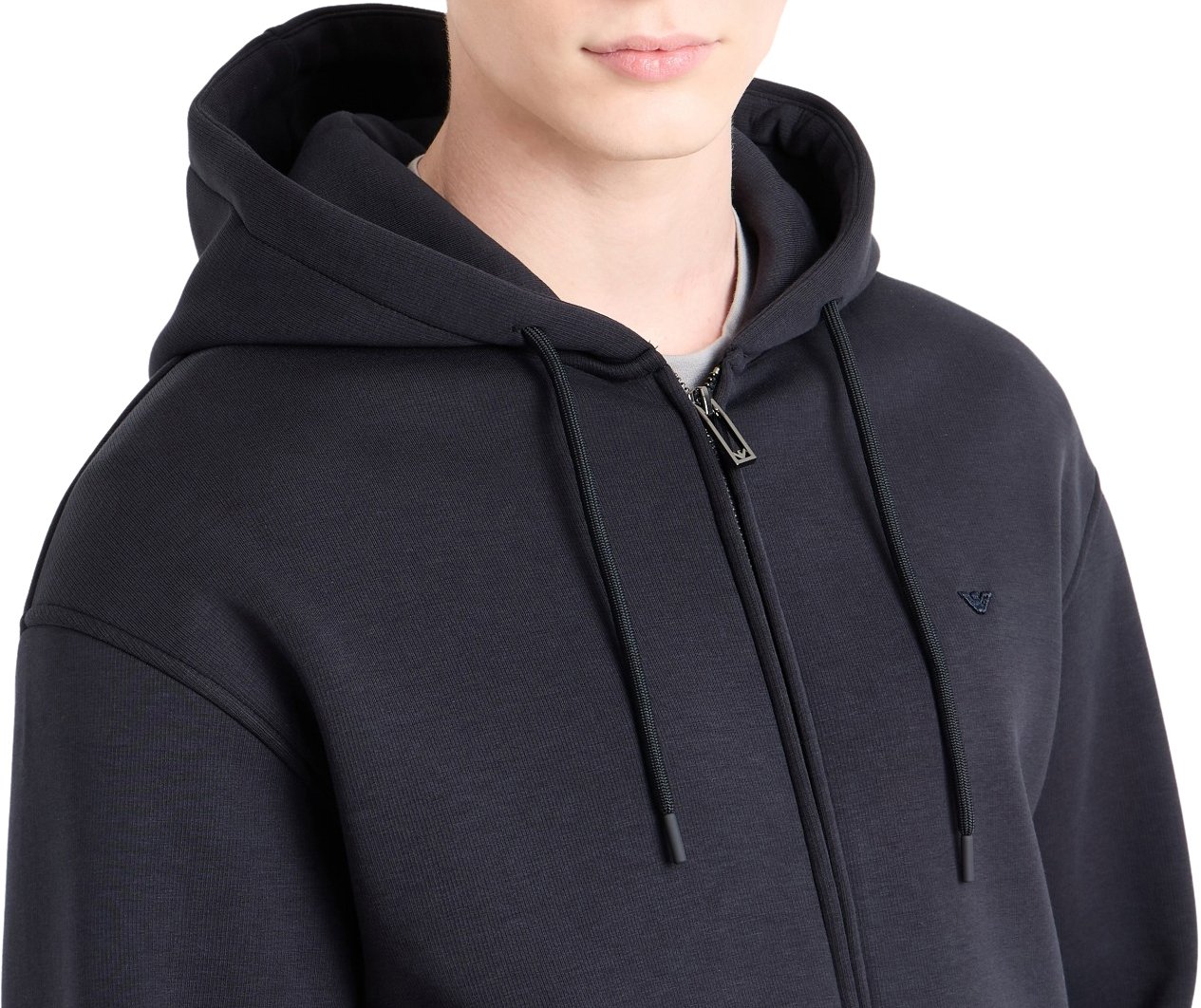 Emporio Armani Sweaters Blue Blauw