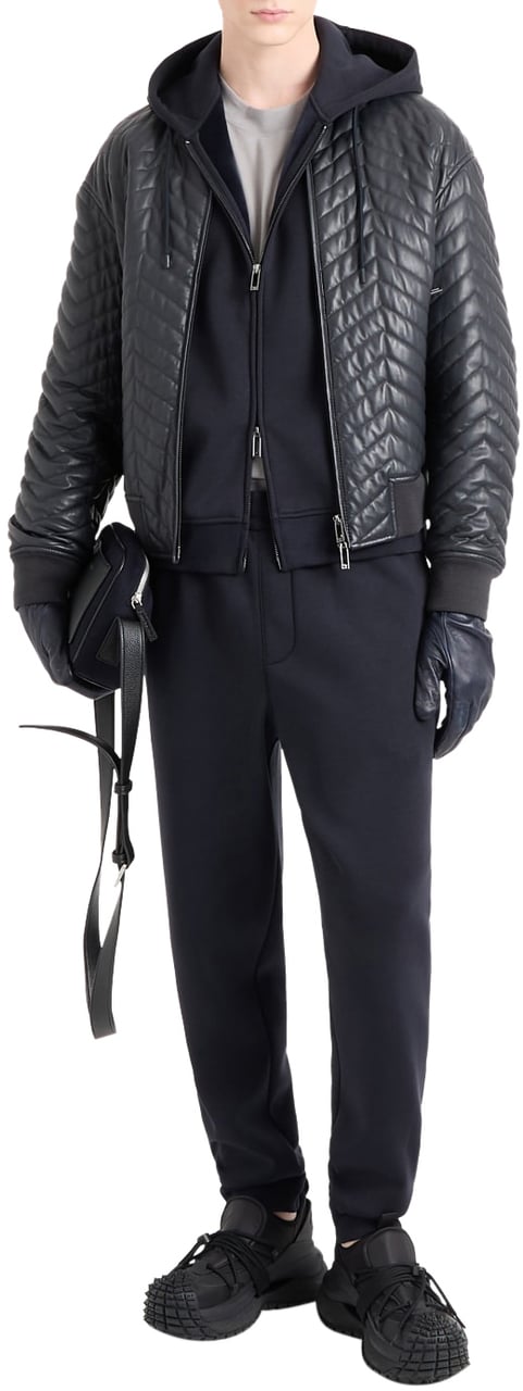 Emporio Armani Sweaters Blue Blauw