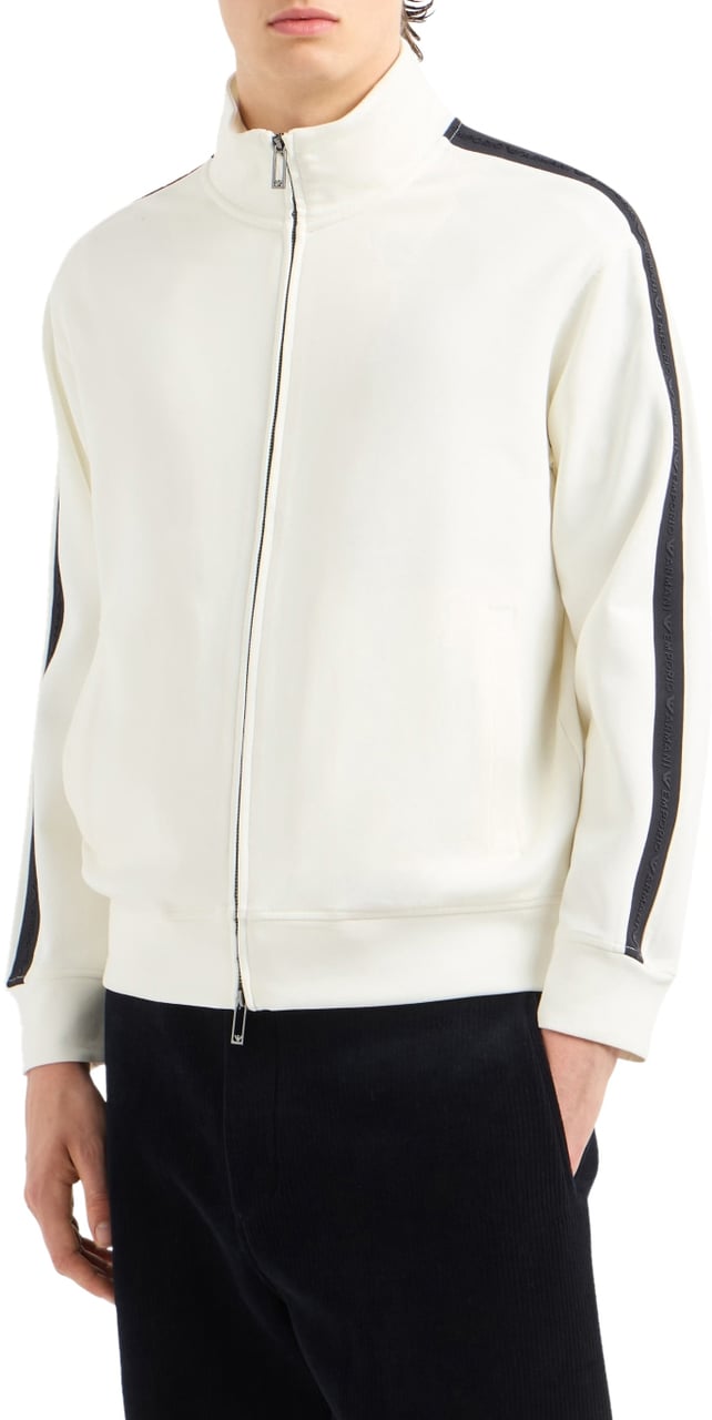Emporio Armani Sweaters Bianco Caldo Wit
